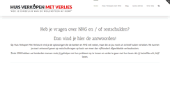 Desktop Screenshot of huisverkopenmetverlies.nl