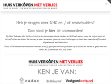Tablet Screenshot of huisverkopenmetverlies.nl